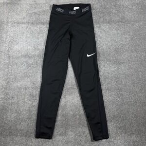 Nike Leggings Women's Small Black‎ Compression Base Layer Running Gym